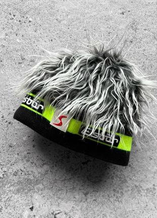 Eisbar austria viva hairy mu hat wool polyacryl шапка