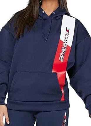 Жіноче оверсайзове худі tommy hilfiger graphic flag