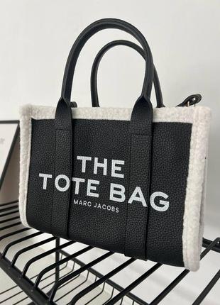 Женская сумка marc jacobs tote mj марк джейкобс большая сумка шопер на плечо легкая сумка из экокожи9 фото