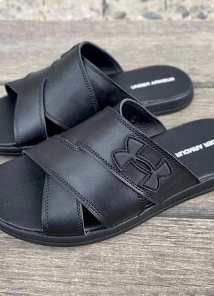 Чоловічі шкіряні шьопанці under Microg armour