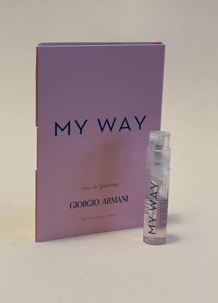 Giorgio armani my way eau de parfum 1.2 ml1 фото