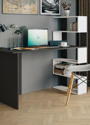 Компьютерный геймерский стол лдсп, игровые геймерский компьютерный стол, пк стол,стол компьютерный с полочками3 фото