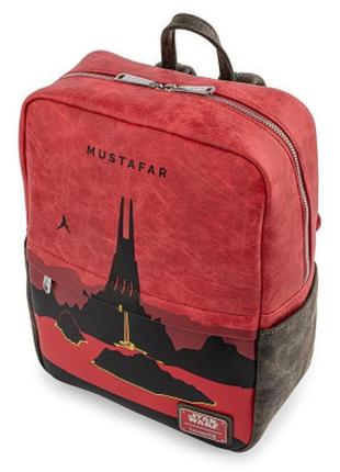 Рюкзак школьный loungefly star wars - lands mustafar square mini backpack (stbk0240)