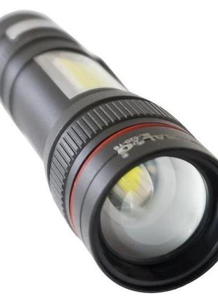 Ручний ліхтарик led bailong bl-520 t6 | тактичний ліхтар кишеньковий ліхтар з sp-927 usb заряджання7 фото