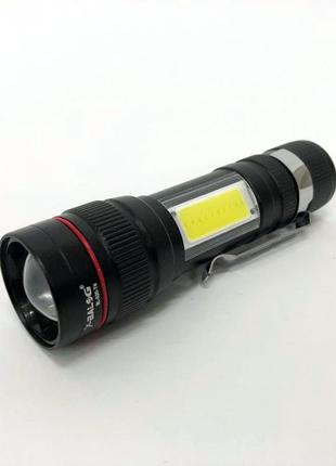Ручний ліхтарик led bailong bl-520 t6 | тактичний ліхтар кишеньковий ліхтар з sp-927 usb заряджання