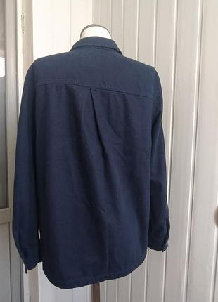 Куртка рубашка прямая джинсовая нашивки s, 165/844 фото