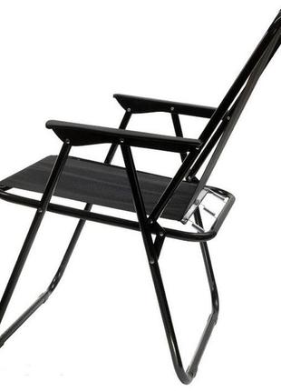 Кресло раскладное для пикника, рыбалки (черное) <axxis>2 фото