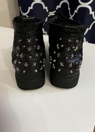 Чоботи черевики зимові оксфорді2 фото