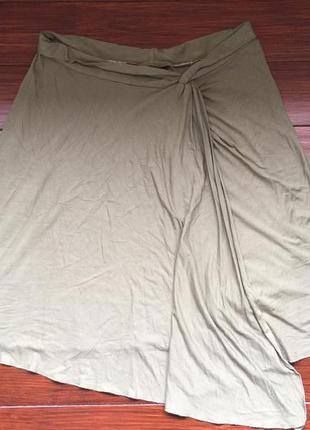 Трикотажная юбка с запахом от  f+f! p.-141 фото