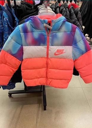 Куртка nike пуховик nike на дівчинку