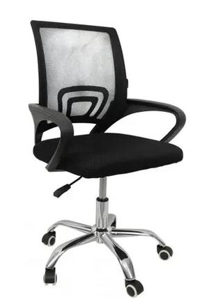 Крісло біт сітка, крісло комп'ютерне сітківка, крісло комп'ютерне для роботи вдома bonro b-619 чорне8 фото