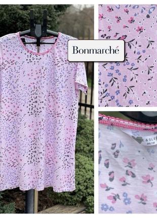 Bonmarche англія фірмова натуральна 100% бавовна ночнушка піжама нічна сорочка l-xl1 фото
