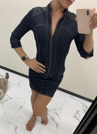 Джинсове сукню