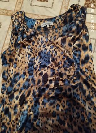 Платье сукня леопардовое тигровое  плаття2 фото