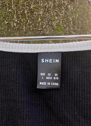 Черный топ от shein 3