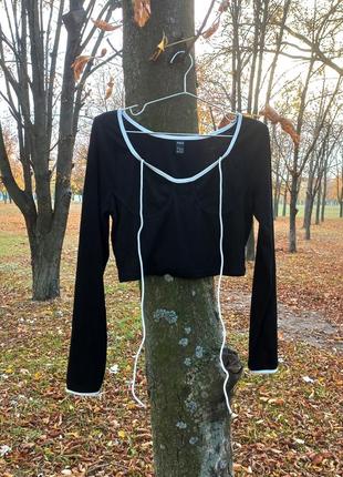 Черный топ от shein