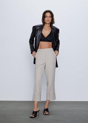 Брюки , кюлоты , мелкая клетка.