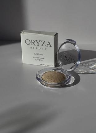 Oryza beauty хайлайтер baked opaline highlighter, sunkissed6 фото