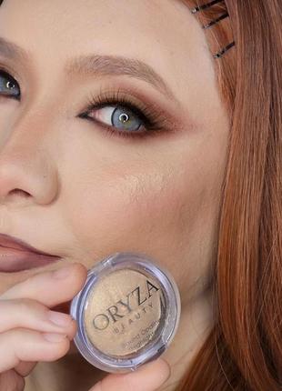 Oryza beauty хайлайтер baked opaline highlighter, sunkissed5 фото