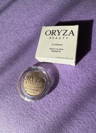 Oryza beauty хайлайтер baked opaline highlighter, sunkissed2 фото