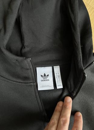 Кофта худи на флиссе adidas оригинал как новая размер s m10 фото