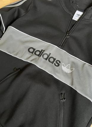 Кофта худи на флиссе adidas оригинал как новая размер s m7 фото
