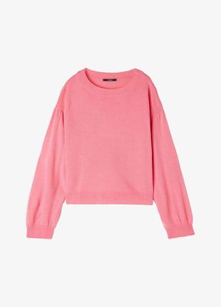 Стильний рожевий світер джемпер светр рожевого кольору tezenis