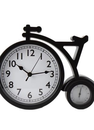 Годинник "велосипед , чорний" 25*31 см. (2003-060)