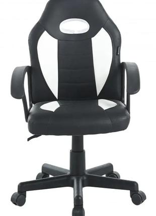 Профессиональное игровое кресло, стул компьютерный игровой bonro b-043 белый, кресло игровое для дома8 фото