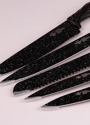 Набор кухонных ножей с керамическим покрытием 6 предметов2 фото