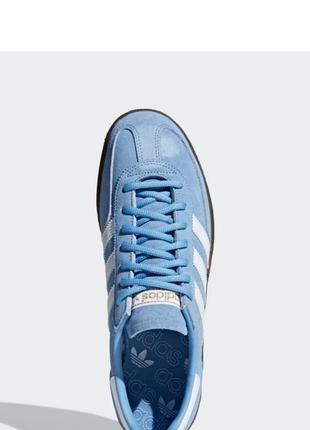 Трендові кеди сині adidas handball spezial new5 фото
