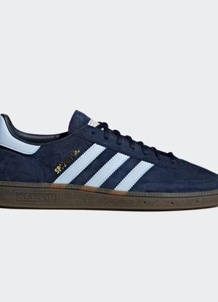 Трендові сині кеди унісекс adidas handball spezial7 фото