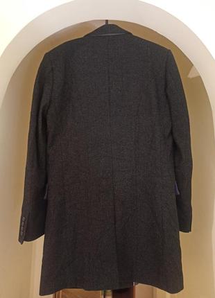 Пальто серое мужское marks &amp; spencer6 фото