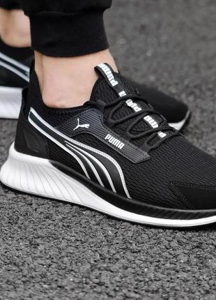 Оберіть стильні кросівки puma free run (чорно/білі) 41