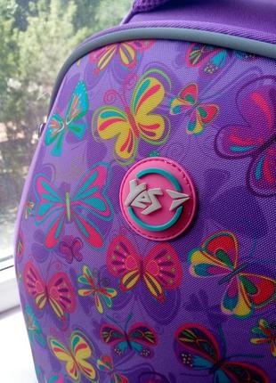 Каркасний рюкзак з ортопедичною спинкою для дівчинки4 фото