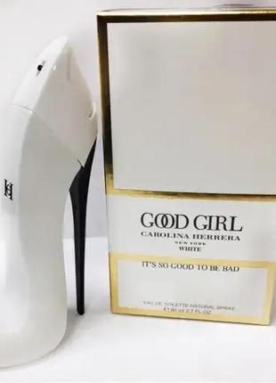 Духи carolina herrera good girl white (каролина херрера гуд гёл вайт) (carolina herrera good girl white (80 мл edp premium))4 фото