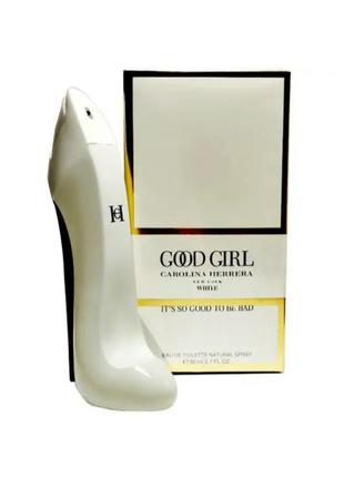 Духи carolina herrera good girl white (каролина херрера гуд гёл вайт) (carolina herrera good girl white (80 мл edp premium))6 фото