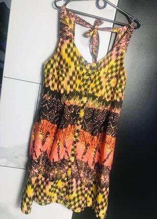 Пляжное платье сарафан на завязке george1 фото