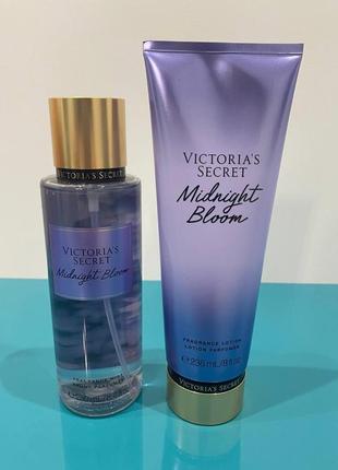 Набір спрей та лосьйон victoria's secret midnight bloom