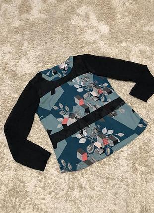 Блузочка з квітковим принтом, розмір л