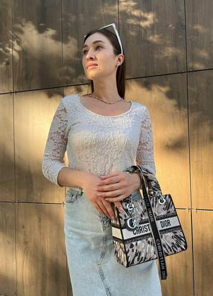 Женская сумка dior lady d-lite диор маленькая сумка шоппер на плечо красивая, легкая, текстильная сумка4 фото