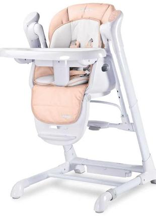 Стульчик для кормления-качели caretero indigo powder pink1 фото