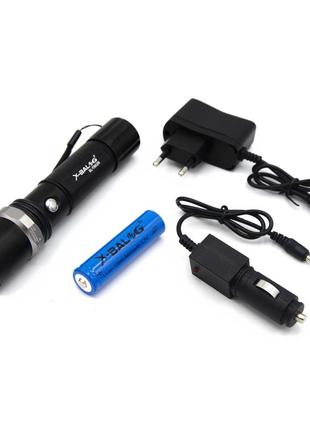 Ліхтарик тактичний ручний bailong 8626 / ліхтарик bl / кишеньковий ліхтар із oz-880 usb зарядкою8 фото