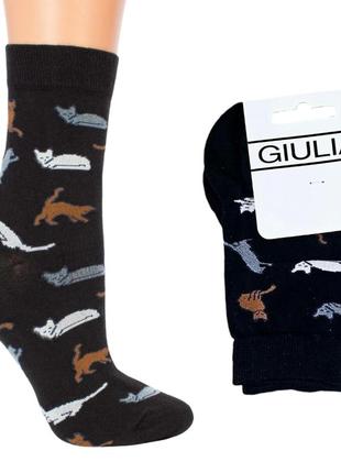 Шкарпетки з кошенятами та котами tm giulia (nero)