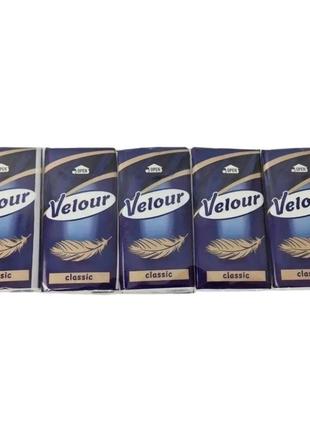 Носові хустки velour зелений чай 10шт