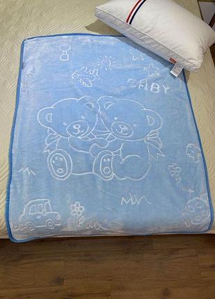 Дитячий плед розмір 110х130см в наявності забарвлення