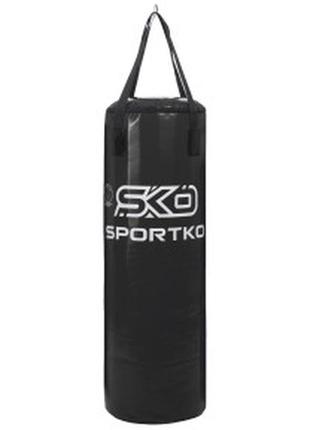 Мішок боксерський циліндр ремінне кріплення еліт sportko mp-1 висота 110 см кольору в асортименті8 фото