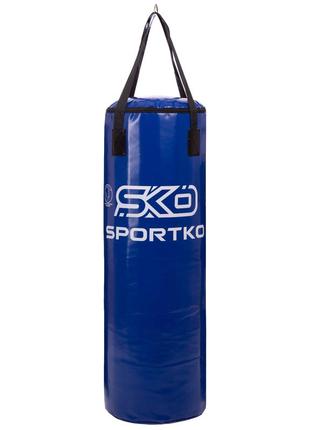 Мішок боксерський циліндр ремінне кріплення еліт sportko mp-1 висота 110 см кольору в асортименті