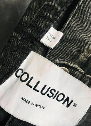 Collusion широкие джинсы 90-х годов черного цвета5 фото