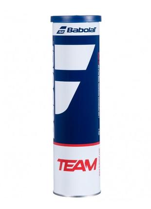 Мячи теннисные babolat team x4 502035/113 (4 шт.)